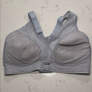Jan teller supportive sports bra in light grey